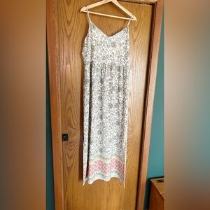 Loft Floral Print Maxi Dress